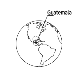 carte mondiale situation du guatemala globe terrestre